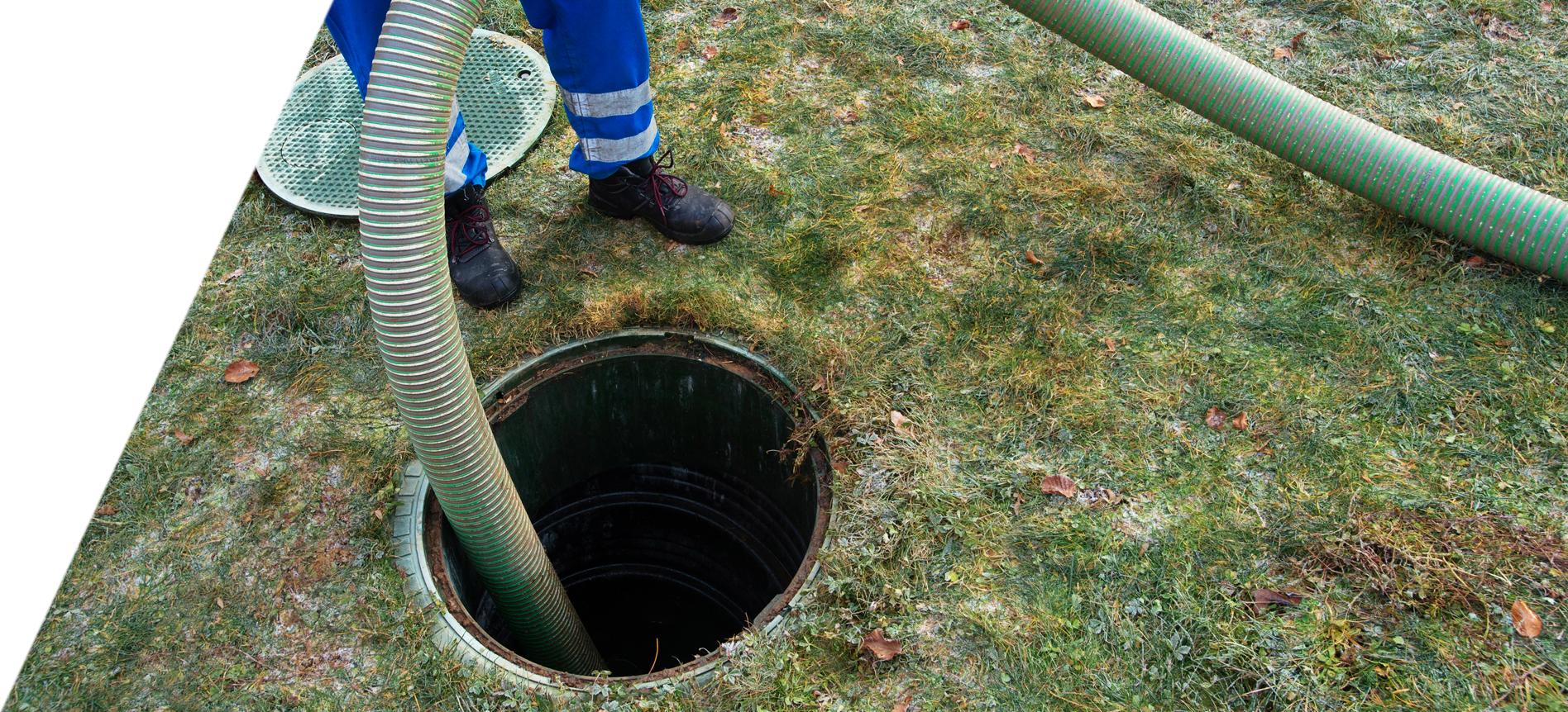 sewage treatment plant with water