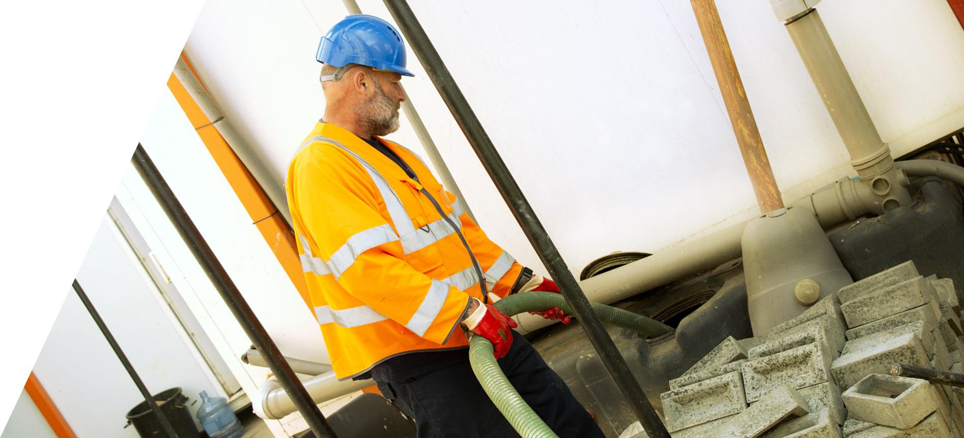 operative unloading site water supplies